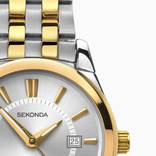 Two tone gold store and silver ladies watches